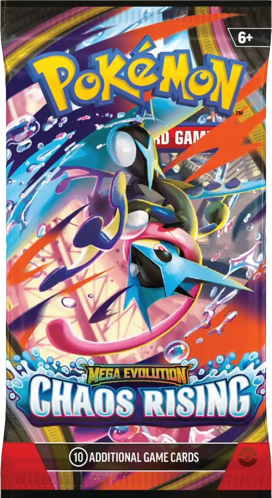Pokémon Mega Evolution Chaos Rising booster pack